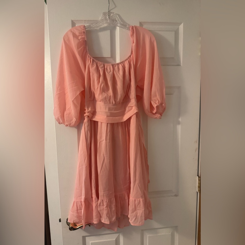 Charming Pink Women’s Dress - Picture 1 of 4
